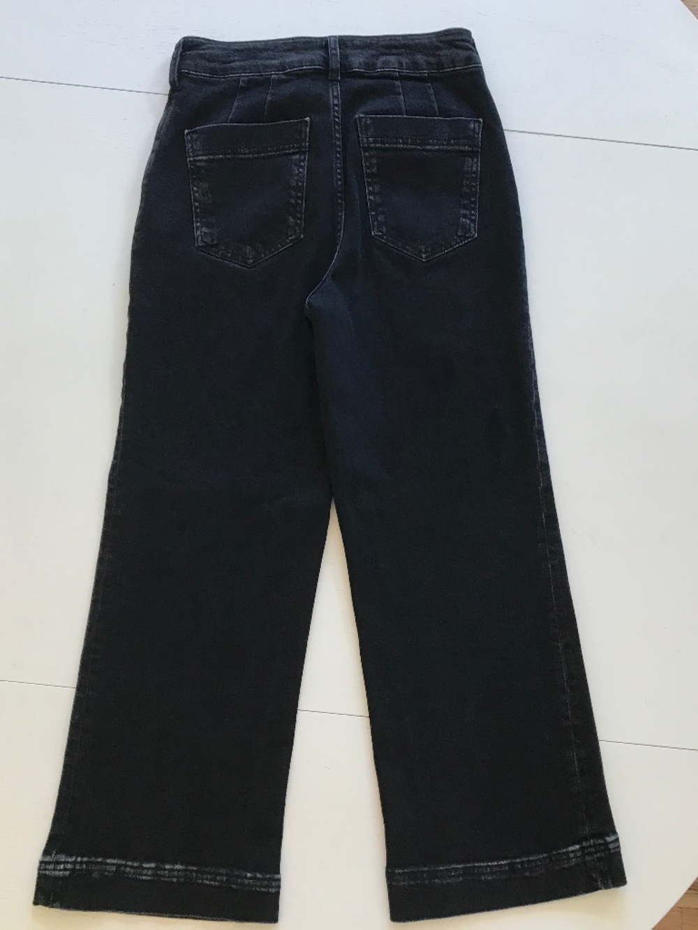 ANTHROPOLOGIE PILCRO THE SKIPPER HIGH-RISE CROP WIDE-LEG JEANS - Picture 5 of 13